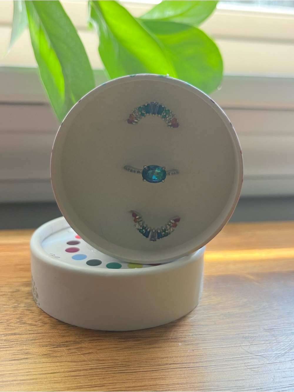 BP Autism Collections for a Cause - Spectrum of Beauty - Size 5 - Rhodium